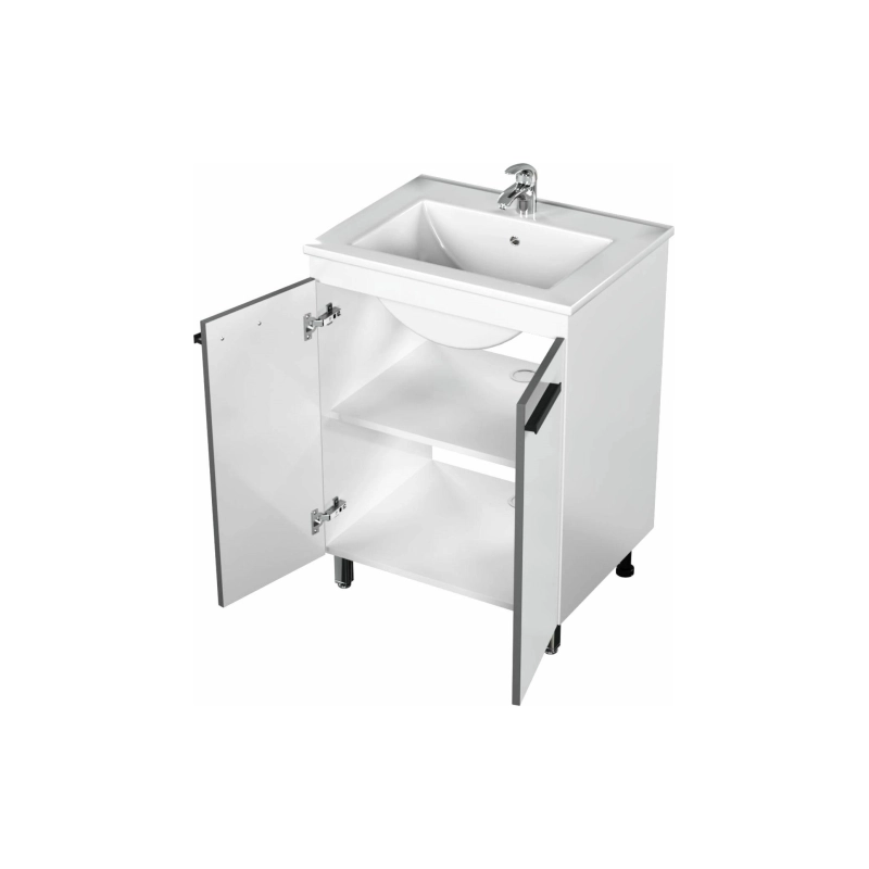 Тумба Vector 60 подвесная с умыв. Next-60 (разобранная)