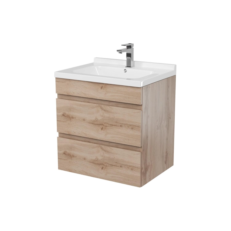 Тумба Karelia 60 подвесная 2 ящика с умыв. Simple 60