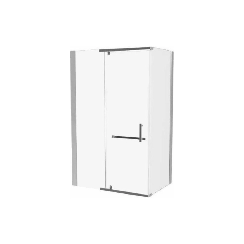 Душевое ограждение Arena Square 120х80 см, прямоугольная, б/поддона, хром, УТ000058038