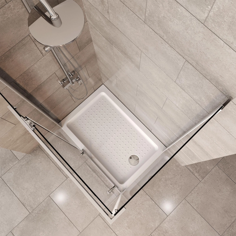 Душевое ограждение Arena Square 120х90 см, прямоугольная, б/поддона, хром, УТ000093619