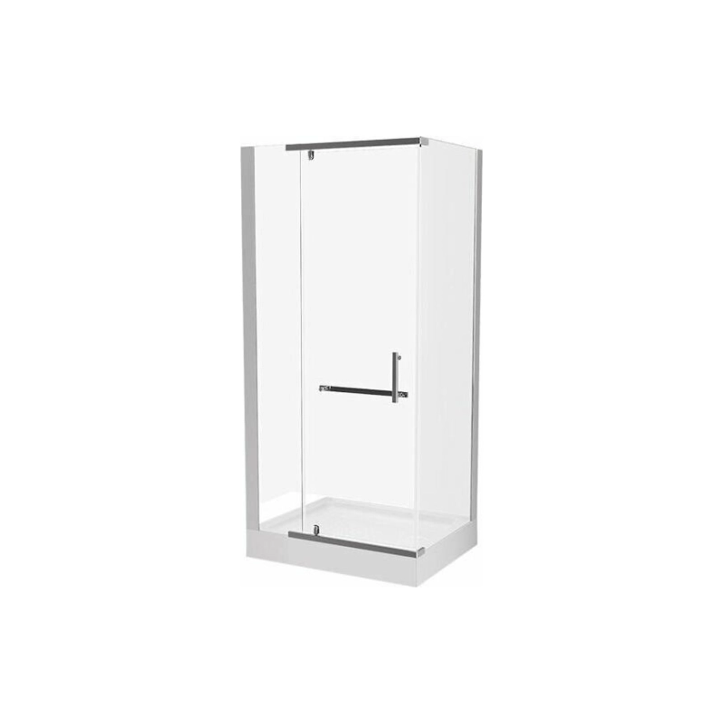 Душевое ограждение Arena Square 100 100х100 см, квадратная, б/поддона, матовое, хром, УТ000103431