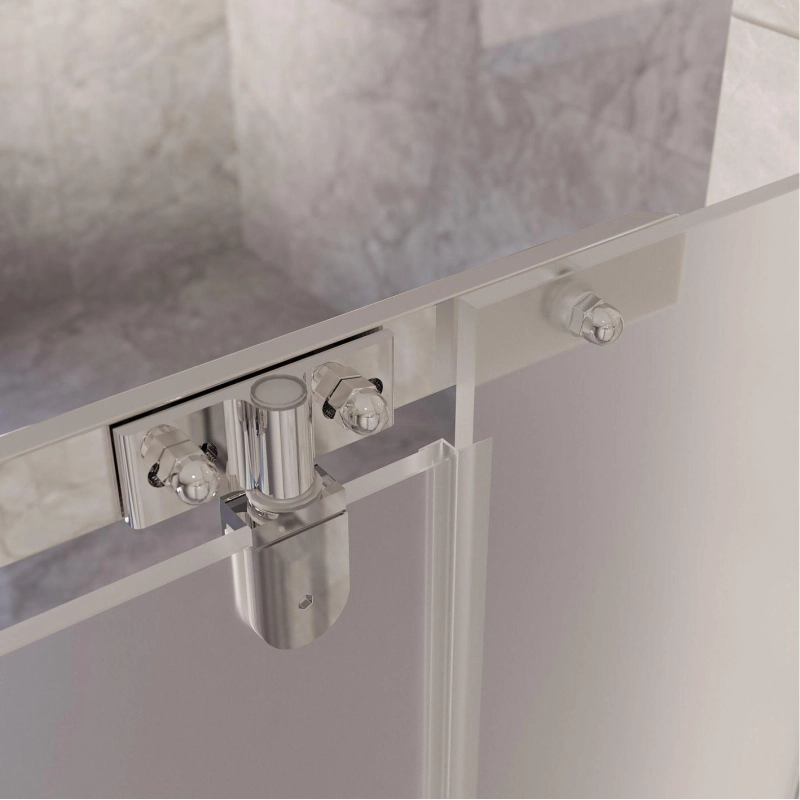 Душевое ограждение Arena Square 100 100х100 см, квадратная, б/поддона, матовое, хром, УТ000103431