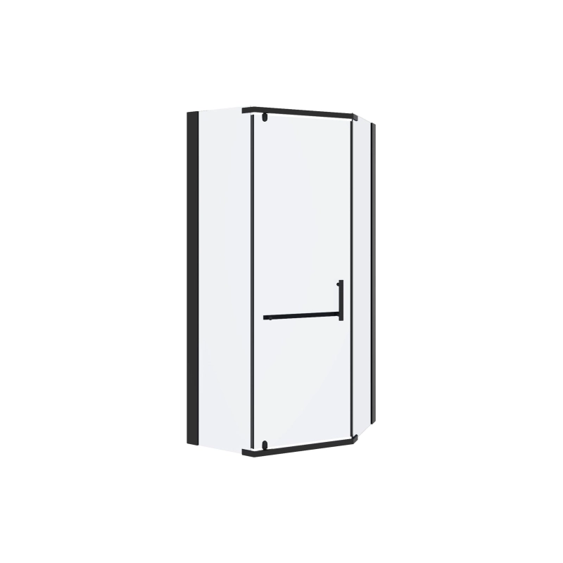 Душевое ограждение Arena Pentagon Black 90 90х90 см, пятиугольная, б/поддона, черный, УТ000094566