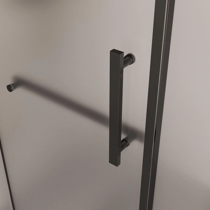 Душевое ограждение Arena Square Black 100 100х100см, квадратная, б/поддона, черный, УТ000103876