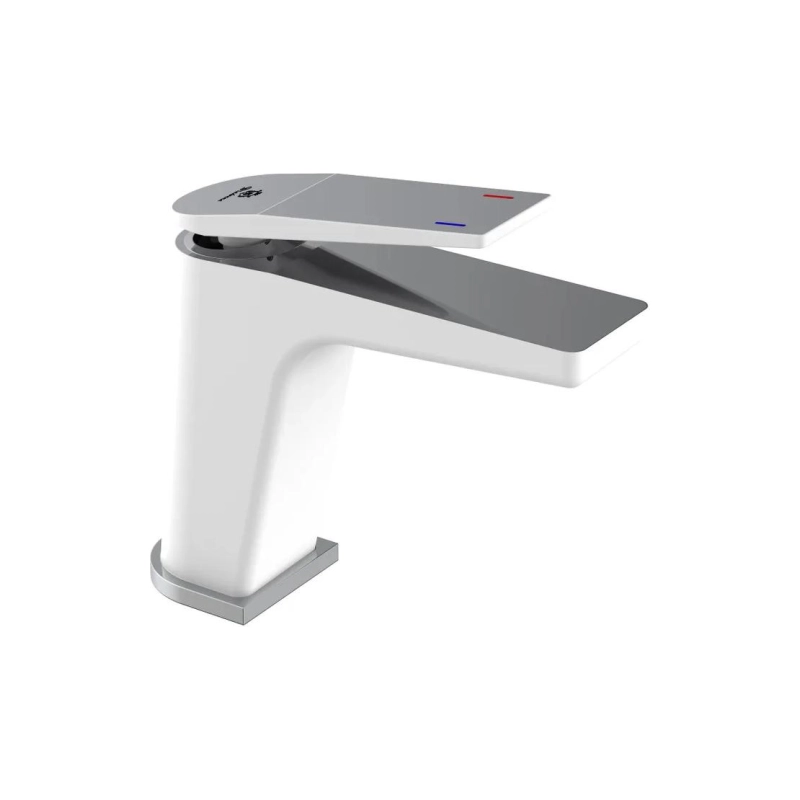 Смеситель Diadonna д/раковины белый с хромом D169-10W