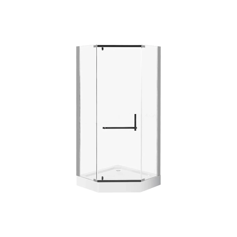 Душевое ограждение Aurora 90 90х90 см, пятиугольная, б/поддона, хром, УТ000057041