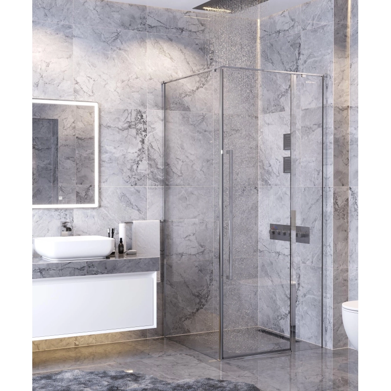 Душевое ограждение NEXT 90/1 90х90 см, квадратная, б/поддона, хром, УТ000059232