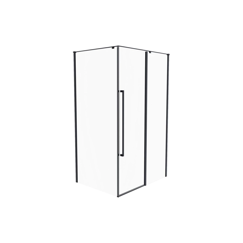 Душевое ограждение NEXT 120 Black 120х90 см, прямоугольная, б/поддона, черный, УТ000068764