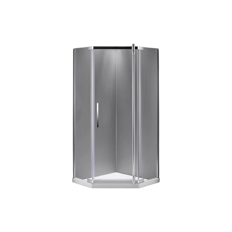 Душевое ограждение Smart Pentagon 100 100х100 см, пятиугольная, б/поддона, хром, УТ000031344