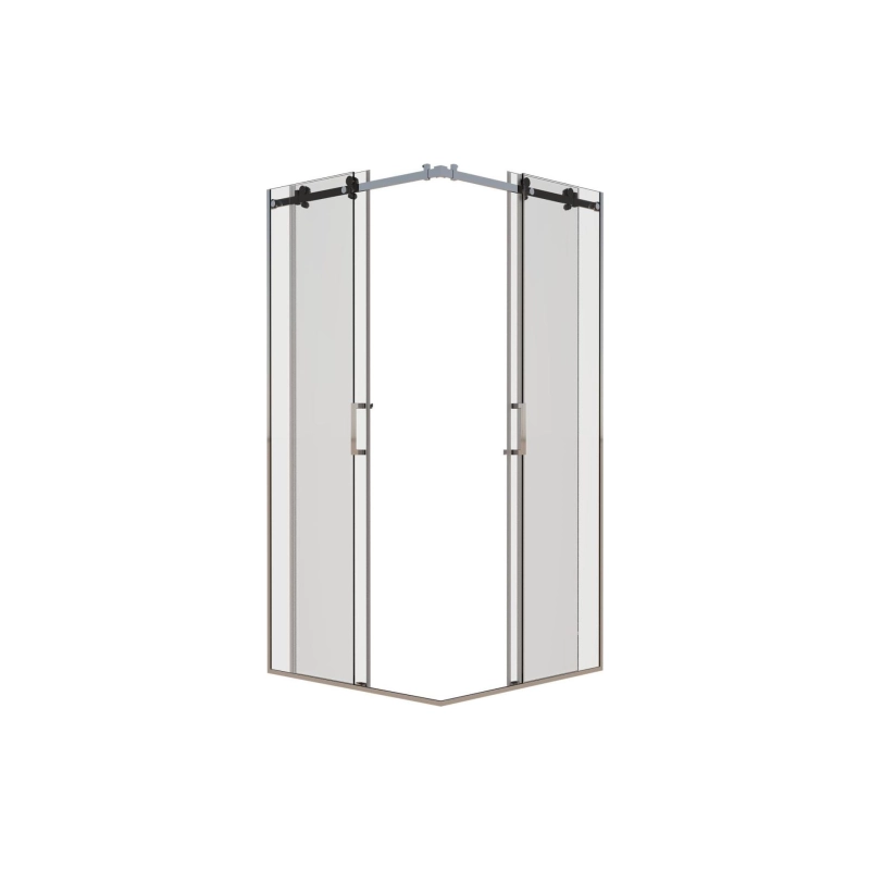 Душевое ограждение Vector 100х100 см, квадратная, б/поддона, хром, УТ000101007