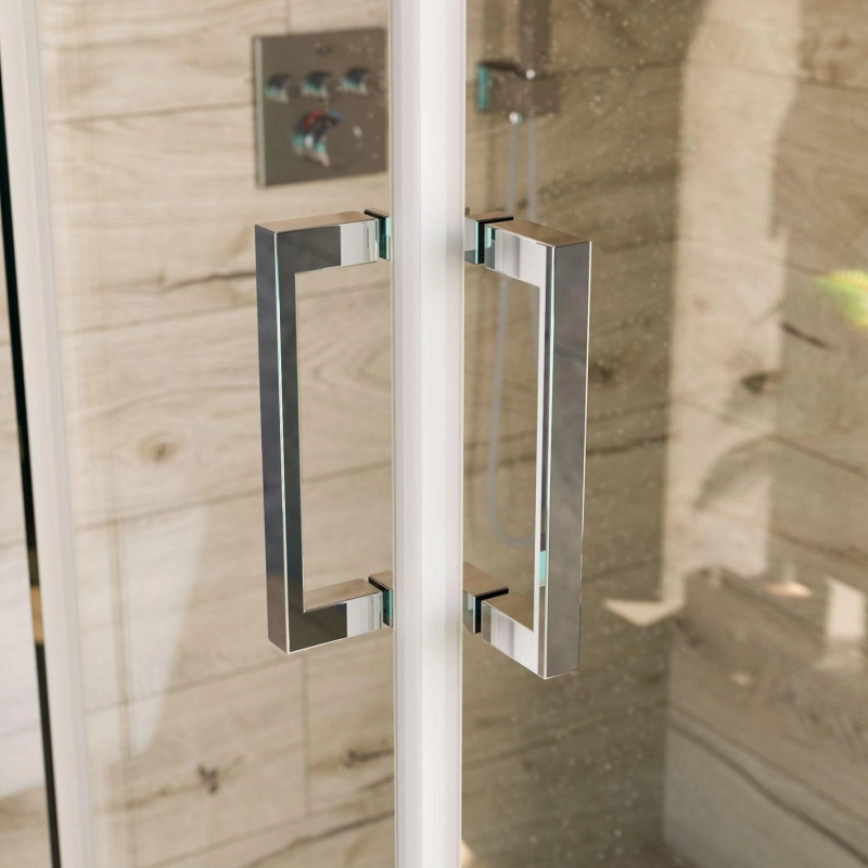 Душевое ограждение Vector 90х90 см, квадратная, б/поддона, хром, УТ000098744