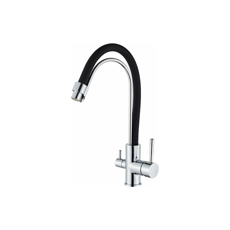 Смеситель Diadonna д/кухни с гибк. изливом c выход. д/питьев.воды D49-19016