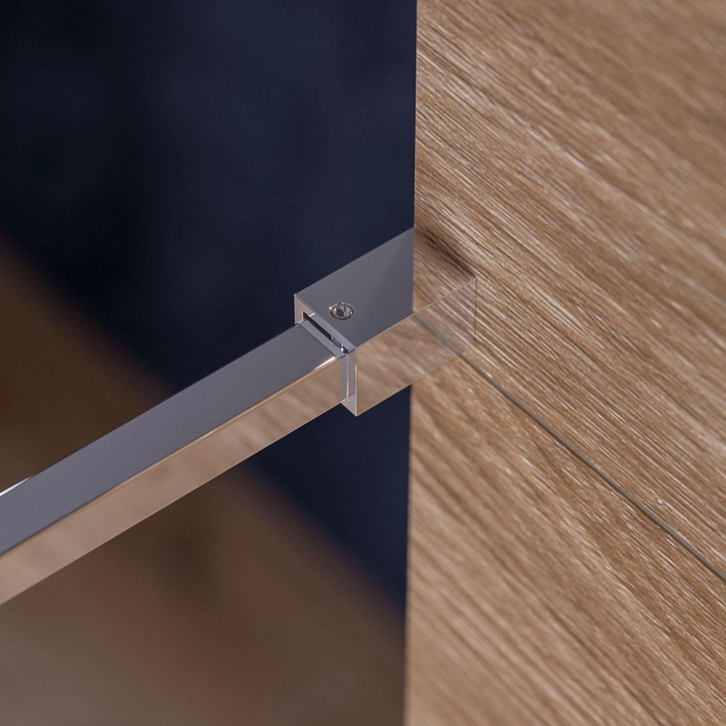 Душевая перегородка Walk-in 90 (с аксессуарами), б/поддона, хром, УТ000072438