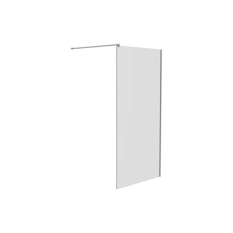 Душевая перегородка Walk-in 100 без нижнего профиля (с аксессуарами), б/поддона, хром, УТ000098481