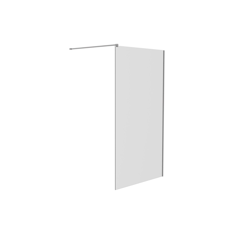 Душевая перегородка Walk-in 110 без нижнего профиля (с аксессуарами), б/поддона, хром, УТ000098480