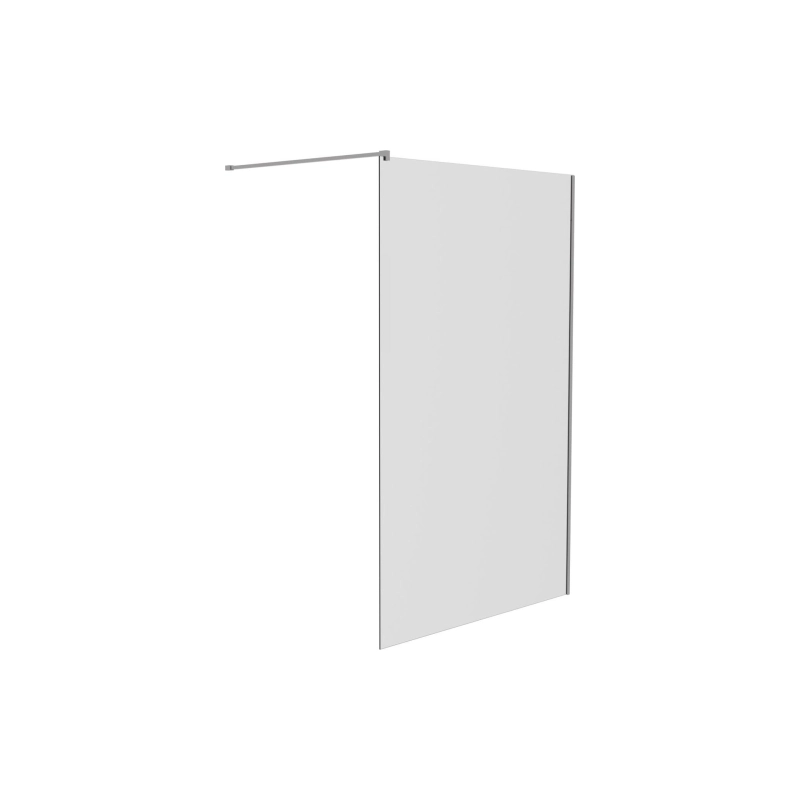 Душевая перегородка Walk-in 130 без нижнего профиля (с аксессуарами), б/поддона, хром, УТ000098676