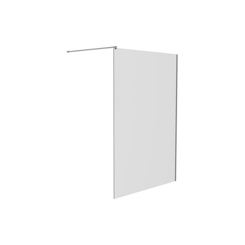 Душевая перегородка Walk-in 140 без нижнего профиля (с аксессуарами), б/поддона, хром, УТ000098667