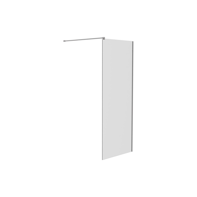 Душевая перегородка Walk-in 80 без нижнего профиля (с аксессуарами), б/поддона, хром, УТ000098639