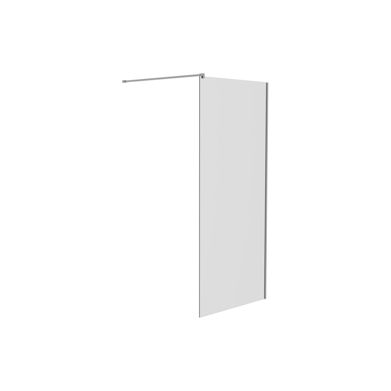 Душевая перегородка Walk-in 90 без нижнего профиля (с аксессуарами), б/поддона, хром, УТ000097568