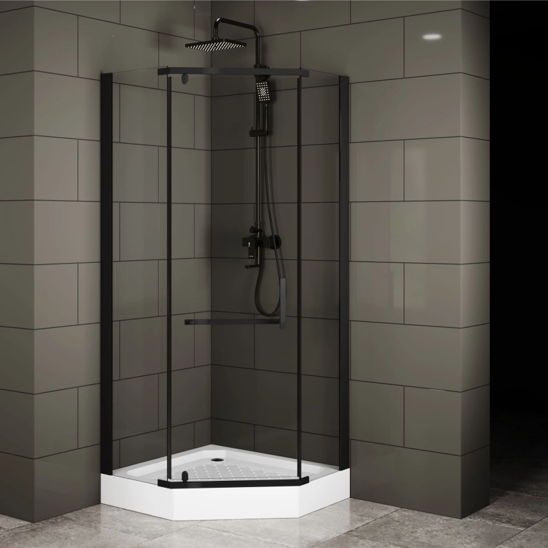 Душевая перегородка Walk-in 110 матовое (с аксессуарами), б/поддона, хром, УТ000103439