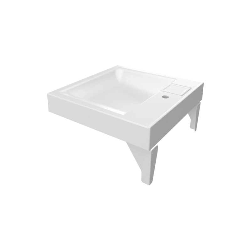 Раковина Ellen 60 подвесная, над стиральной машиной, белая, УТ000101256