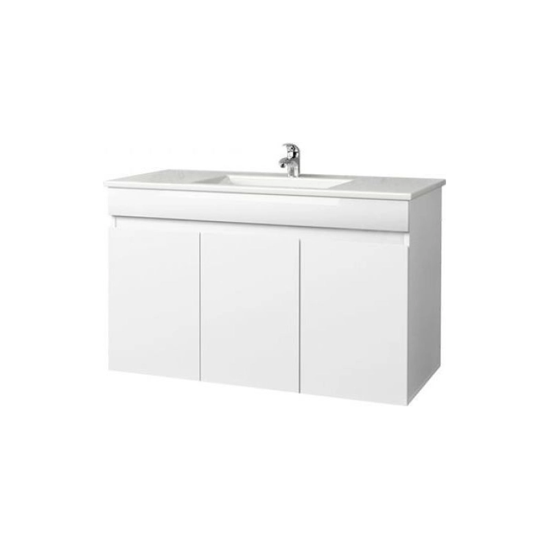 Тумба NEXT 100 100х60х44 см, подвесная, с раковиной Е 100, белый, УТ000019849