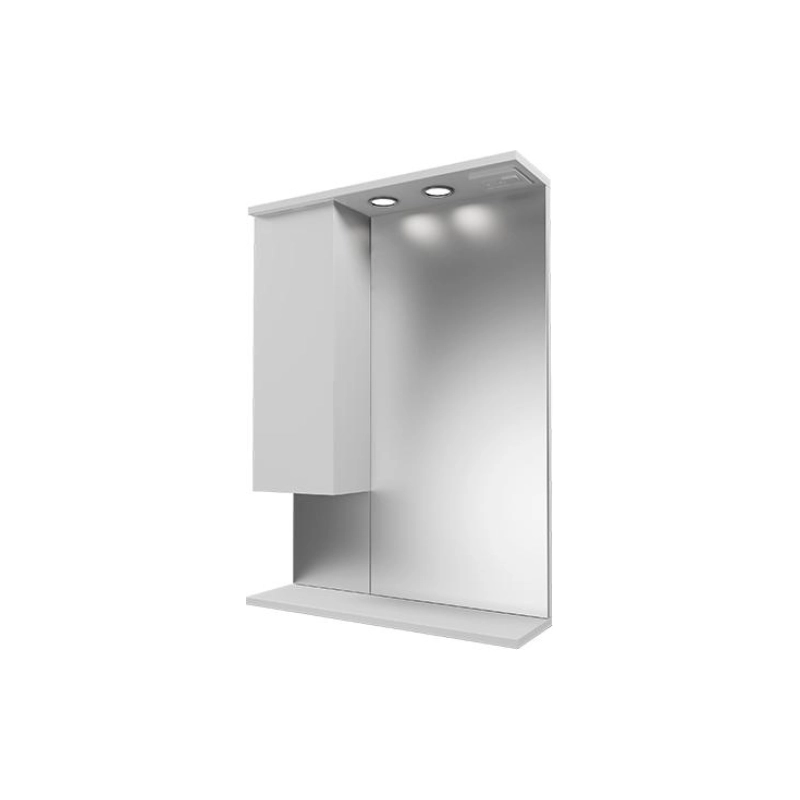 Зеркало-шкаф Next 60, 600х830 (ШВ) выкл. на корпусе, светодиод.подсветка, левый, УТ000020362