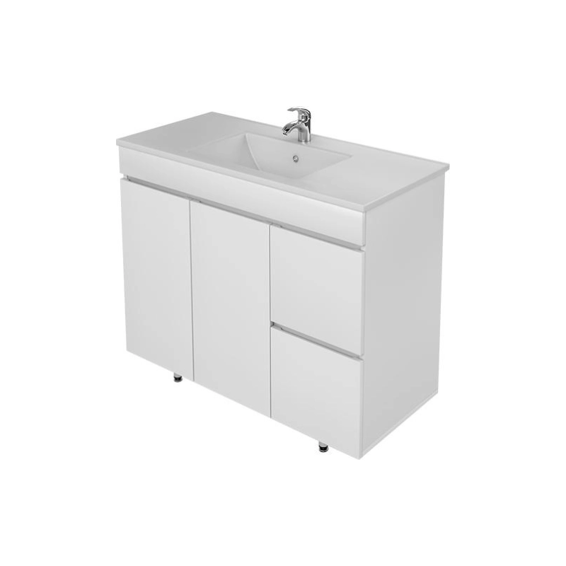 Тумба Next 80 80х70х44 см, напольная, с раковиной Е 80, белый, УТ000020185