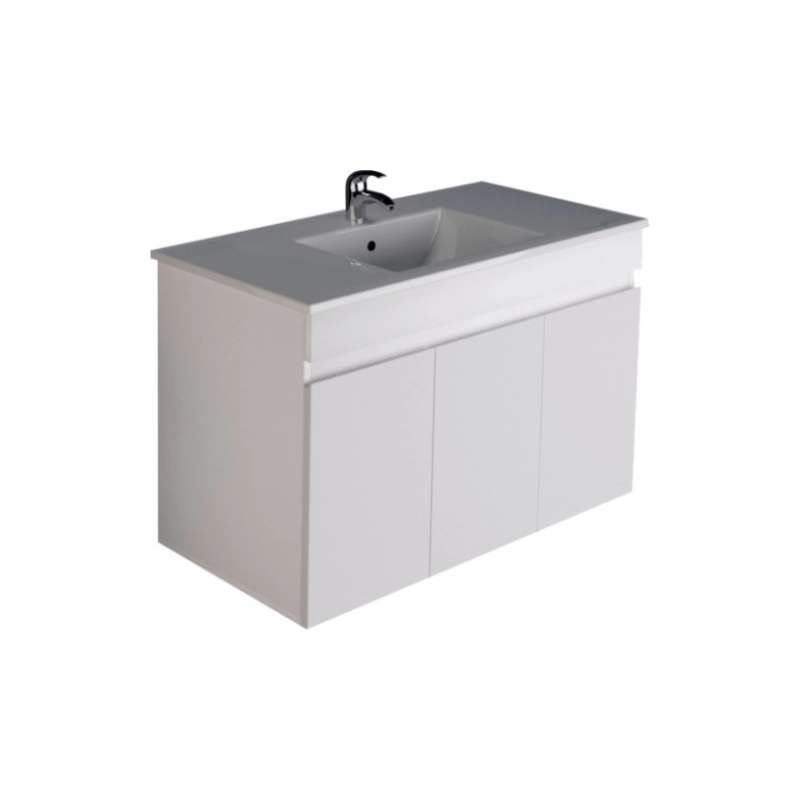 Тумба Next 80 80х60х44 см, подвесная, с раковиной Premier 80, белый, УТ000020465
