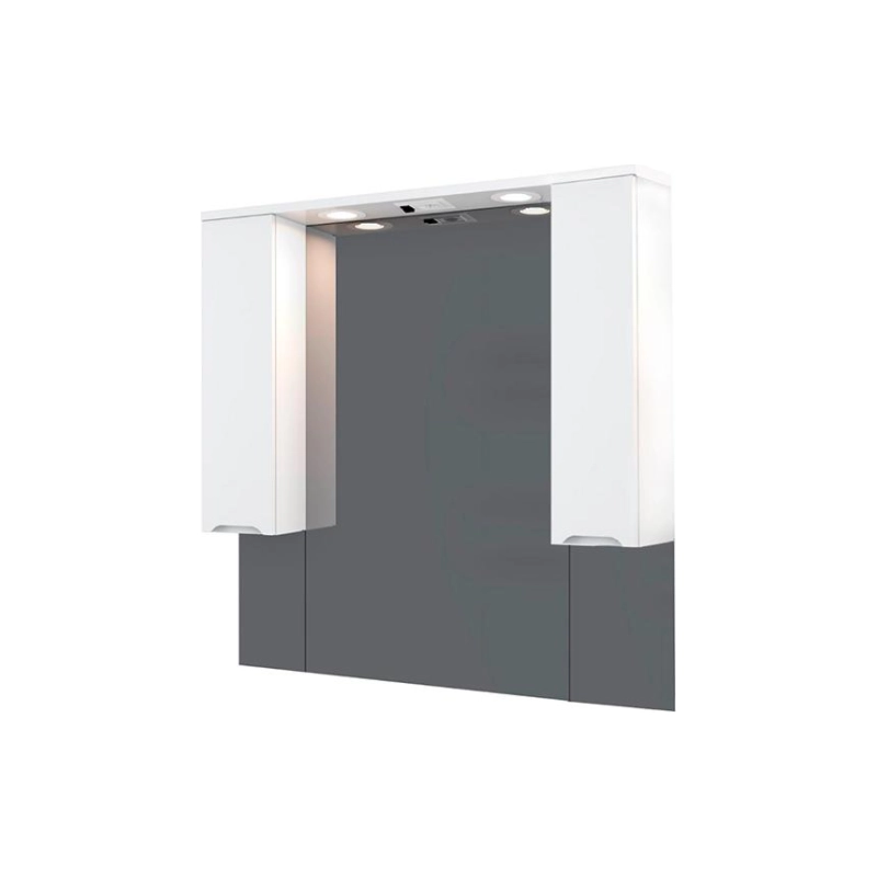 Зеркало-шкаф Soho 100, 1000х1020 (ШВ) выкл. на корпусе, светодиод.подсветка, УТ000043825