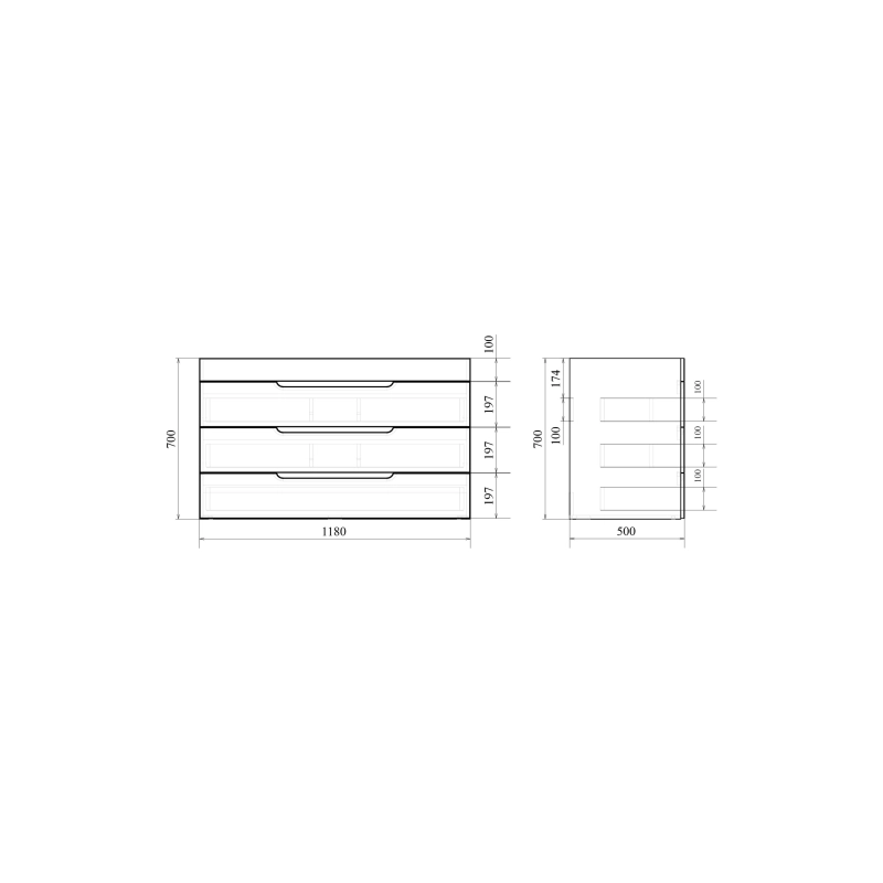 Тумба Soho Quadro 120 120х70х50 см, напольная, с раковиной DEEP 120, белый, УТ000086074