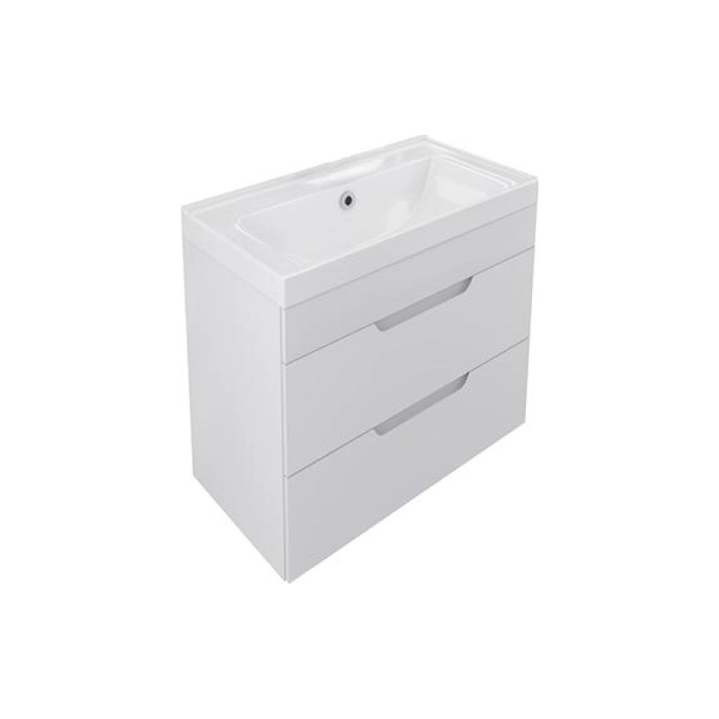 Тумба Soho Quadro 60 60х50х38 см, подвесная, с раковиной Deep 60, белый, УТ000085829