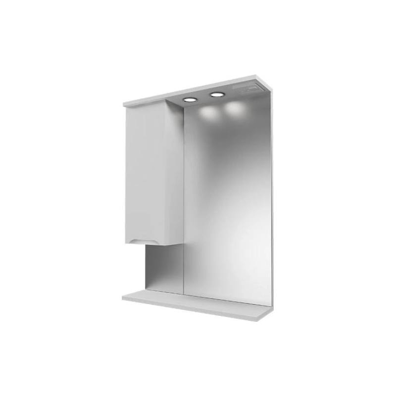 Зеркало-шкаф Soho 60, 600х825 (ШВ) выкл. на корпусе, светодиод.подсветка, левый, УТ000043828