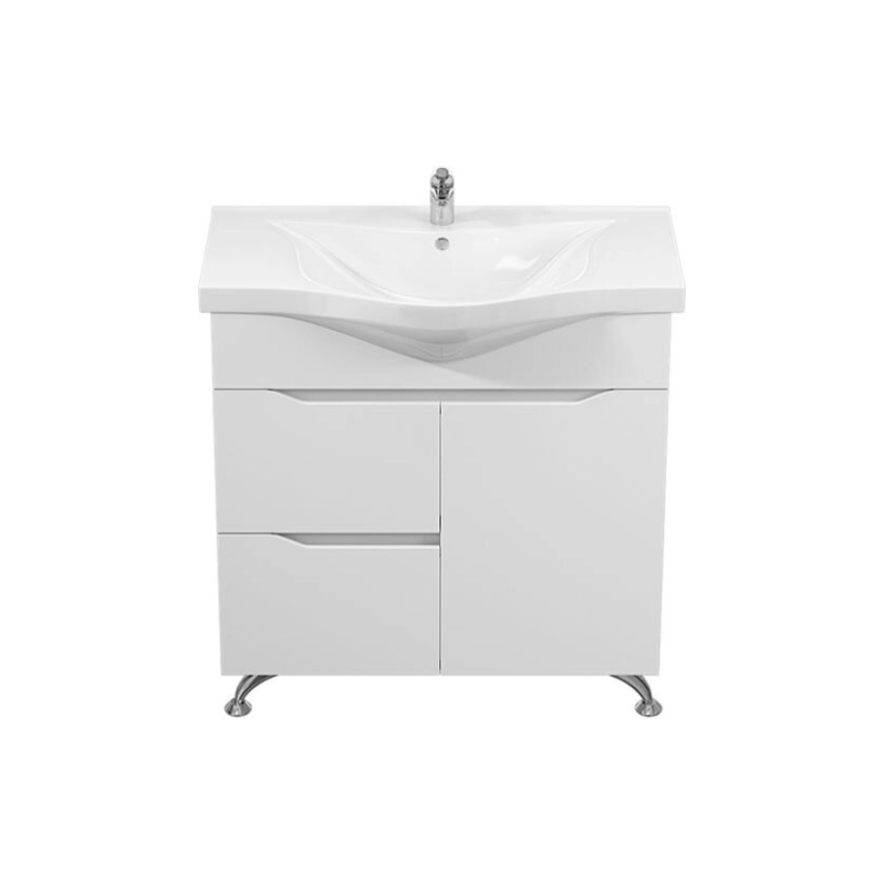 Тумба Soho 80 80х70х49,5 см, напольная, с раковиной Deep 80, белый, УТ000029902