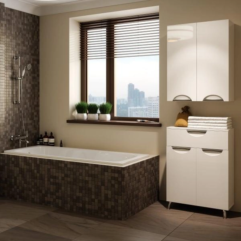 Шкаф подвесной Камилла 60 60х82х31 см, белый, УТ000004942