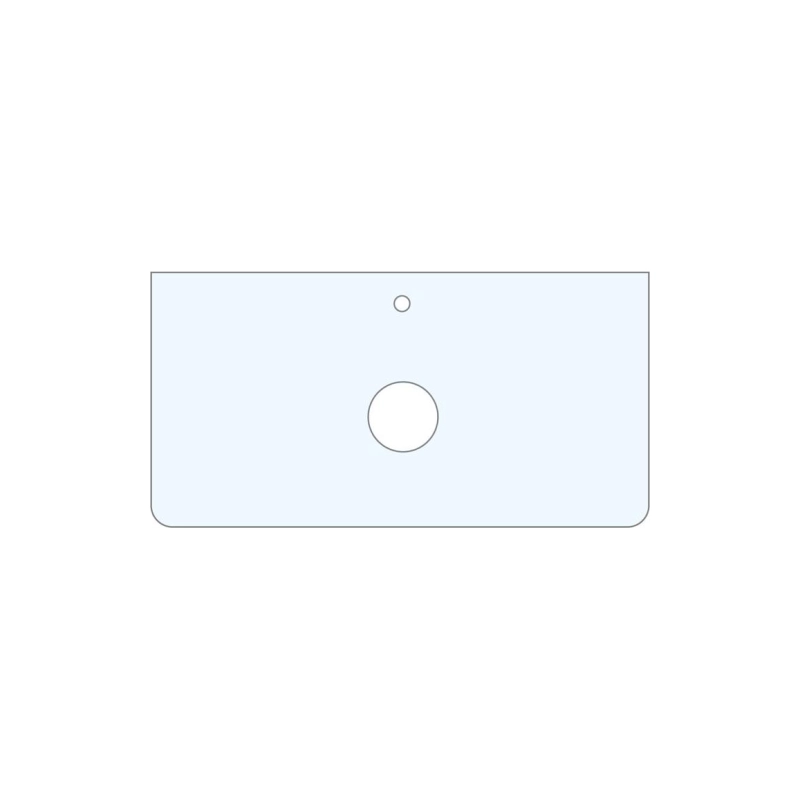 Столешница Blanco 100 100х9х53 см, белый, УТ000048706