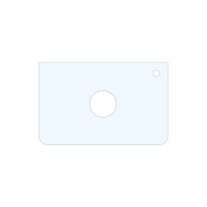 Столешница Blanco 60 58,5х9х40,5 см, белый, УТ000048704