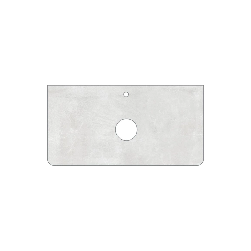 Столешница Grey Light 80 81х9х50,5 см, светло-серый, УТ000068430