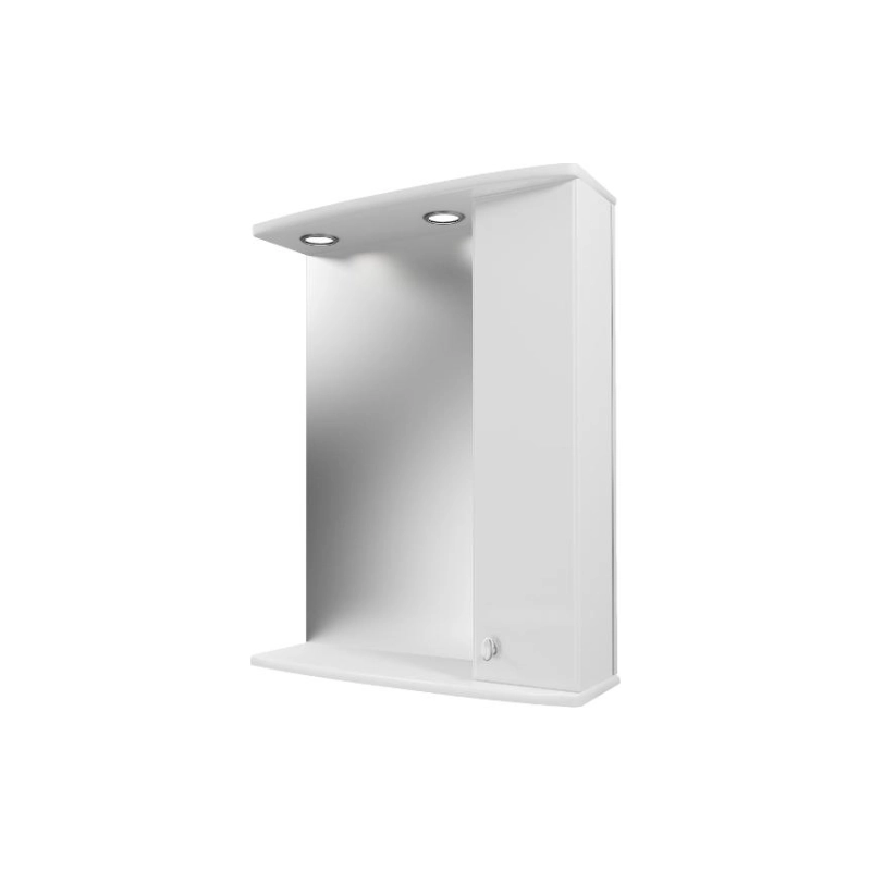 Зеркало-шкаф Фарида 16 554х700 (ШВ) выкл. на корпусе, светодиод.подсветка, правый, УТ000004918