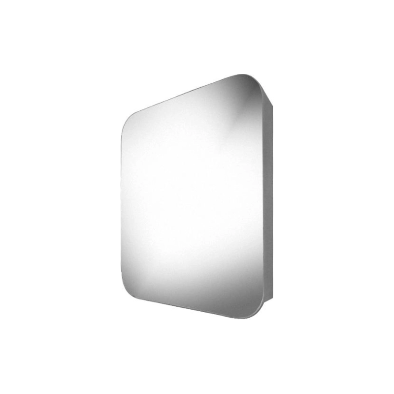 Зеркало-шкаф Фарида 18/1 600х700 (ШВ), скругленное, универсальное, УТ000011757