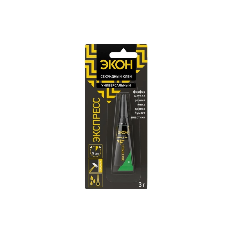ЭКОН Клей секундный 3 гр. 