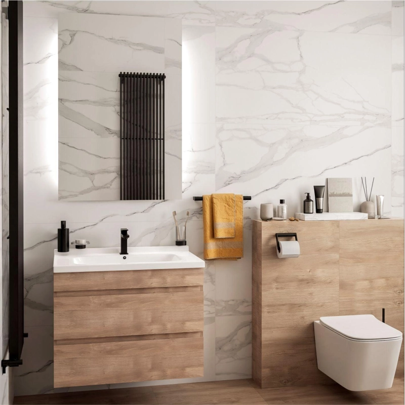 Тумба Karelia 70 70х60х45 см, подвесная, с раковиной Simple 70, УТ000098821