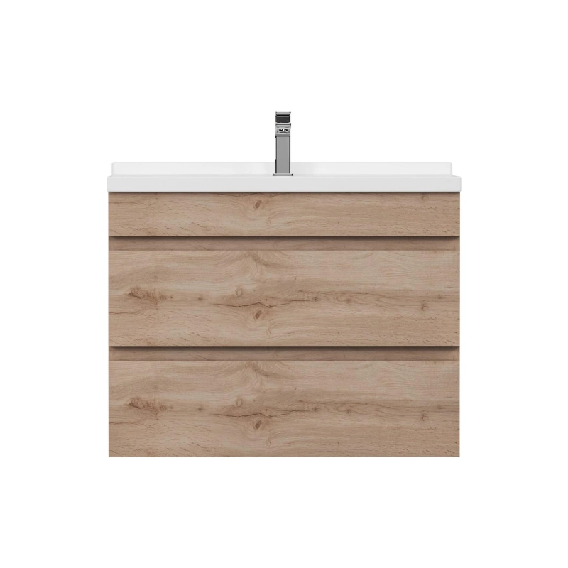 Тумба Karelia 80 80х60х45 см, подвесная, с раковиной Simple 80, УТ000098286