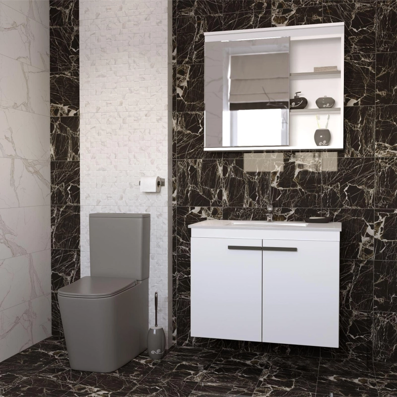 Зеркало-шкаф Vector 80 800х700 (ШВ), УТ000095376