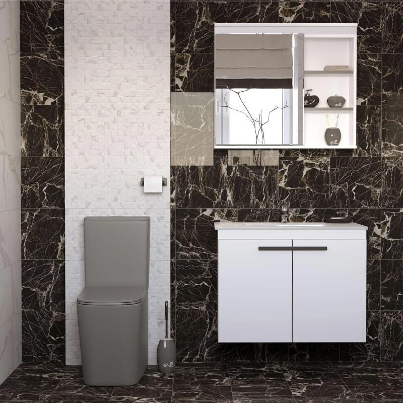 Зеркало-шкаф Vector 80 800х700 (ШВ), УТ000095376