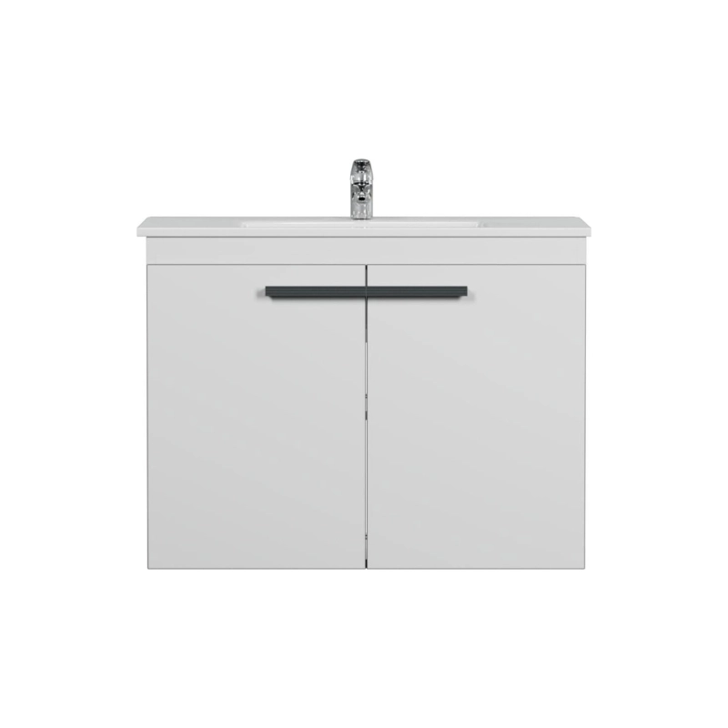 Тумба Vector 80 80х60х45 см, подвесная, с раковиной Next 80, УТ000095375