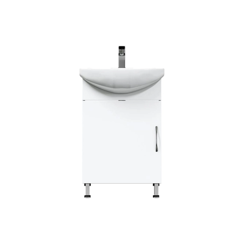 Тумба Лайт 55 55х70х31 см, напольная, с раковиной Балтика 55, белый, УТ000072215