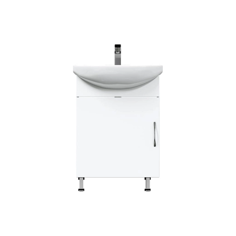 Тумба Лайт 60 60х70х31 см, напольная, с раковиной Балтика 60, белый, УТ000072216