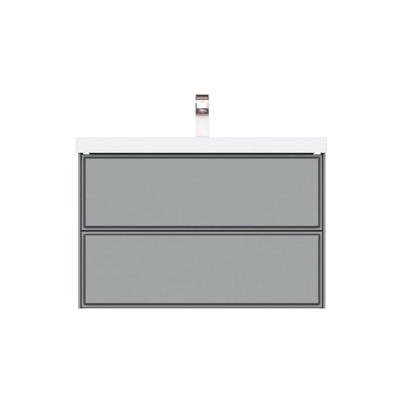 Тумба Dante 80 80х50х45 см, подвесная, с раковиной Style 80, серый, УТ000087048