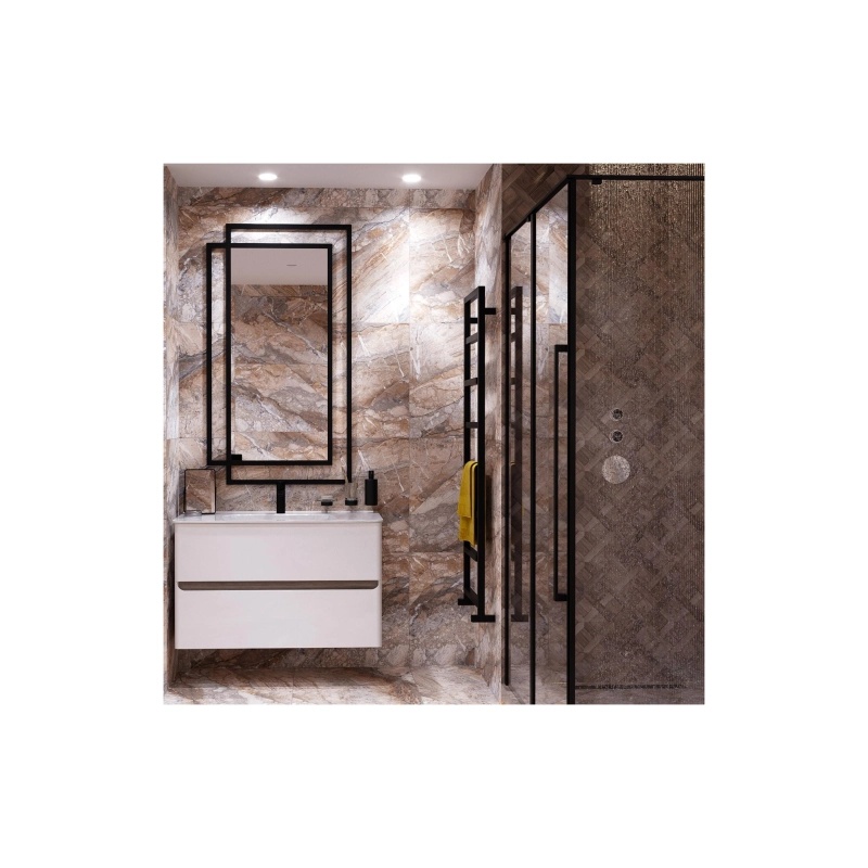 Тумба Savag 100 100х60х49 см, подвесная, с раковиной Astra 100, белый матовый, УТ000094193